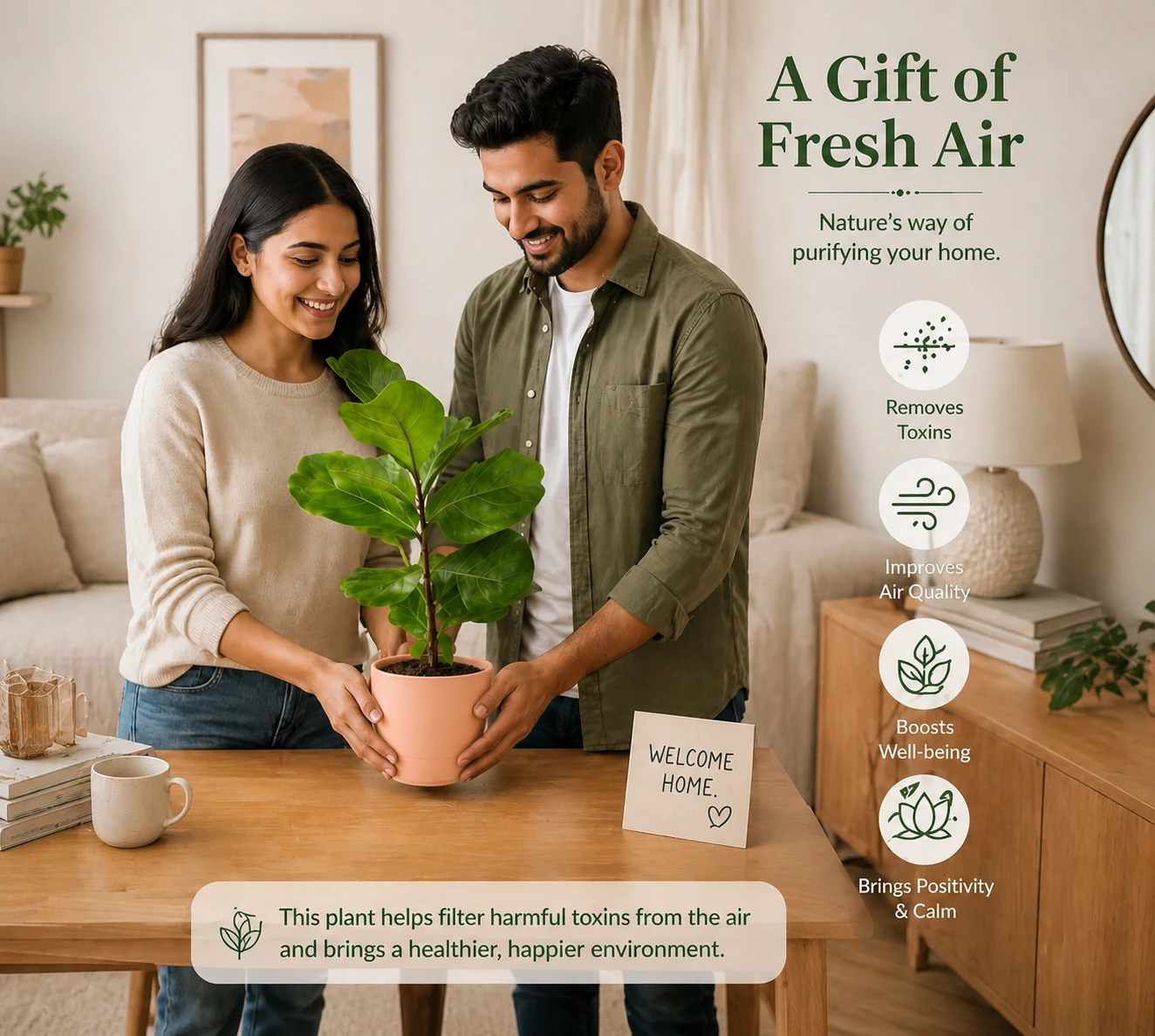 Fiddle leaf Fig Plant