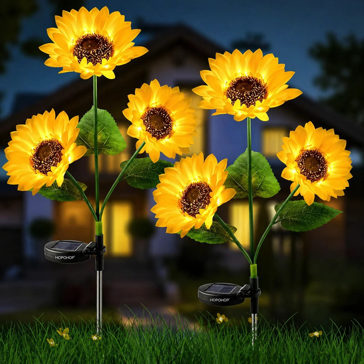 Sunflower Lawn Light Set of 2