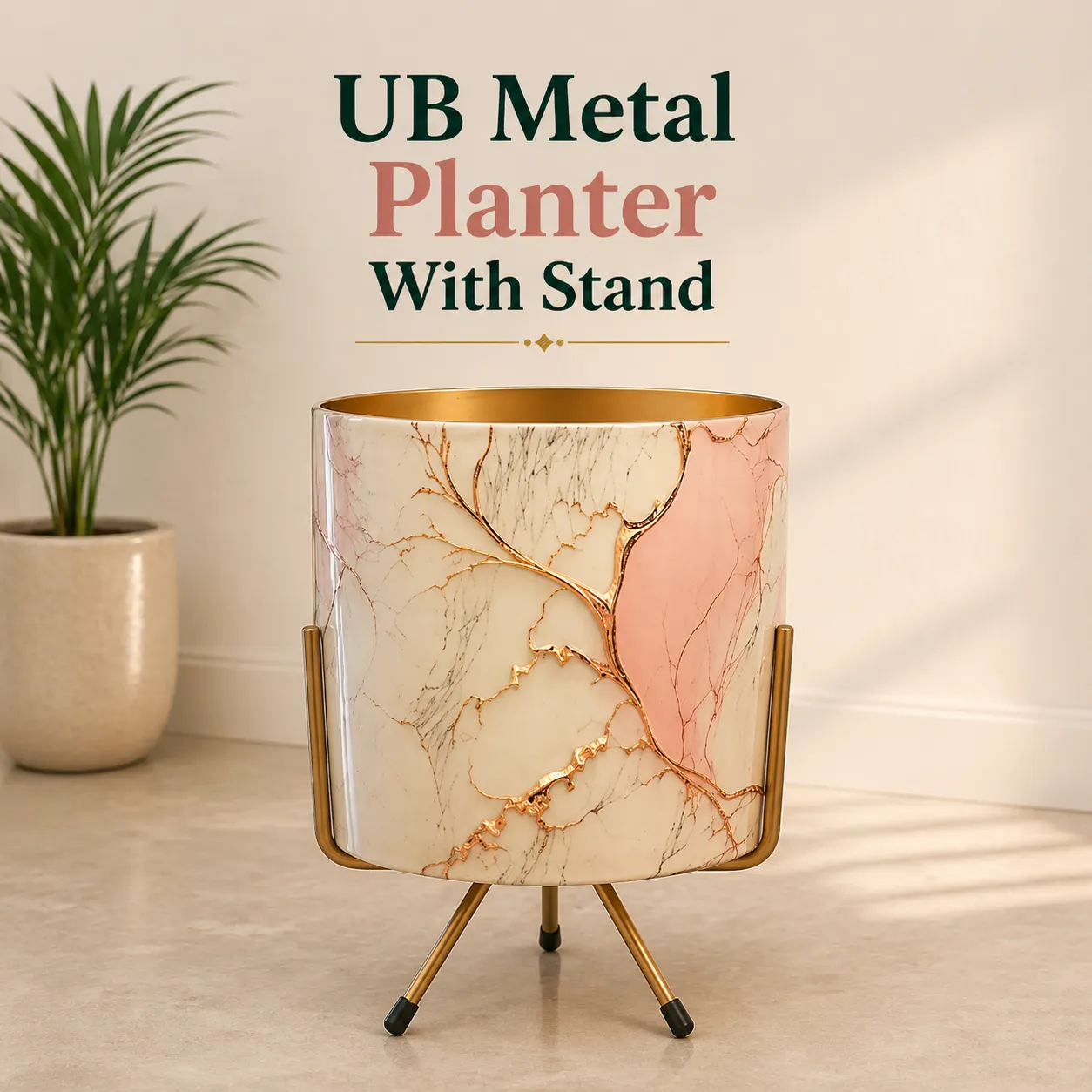 UB Metal Planter With Stand