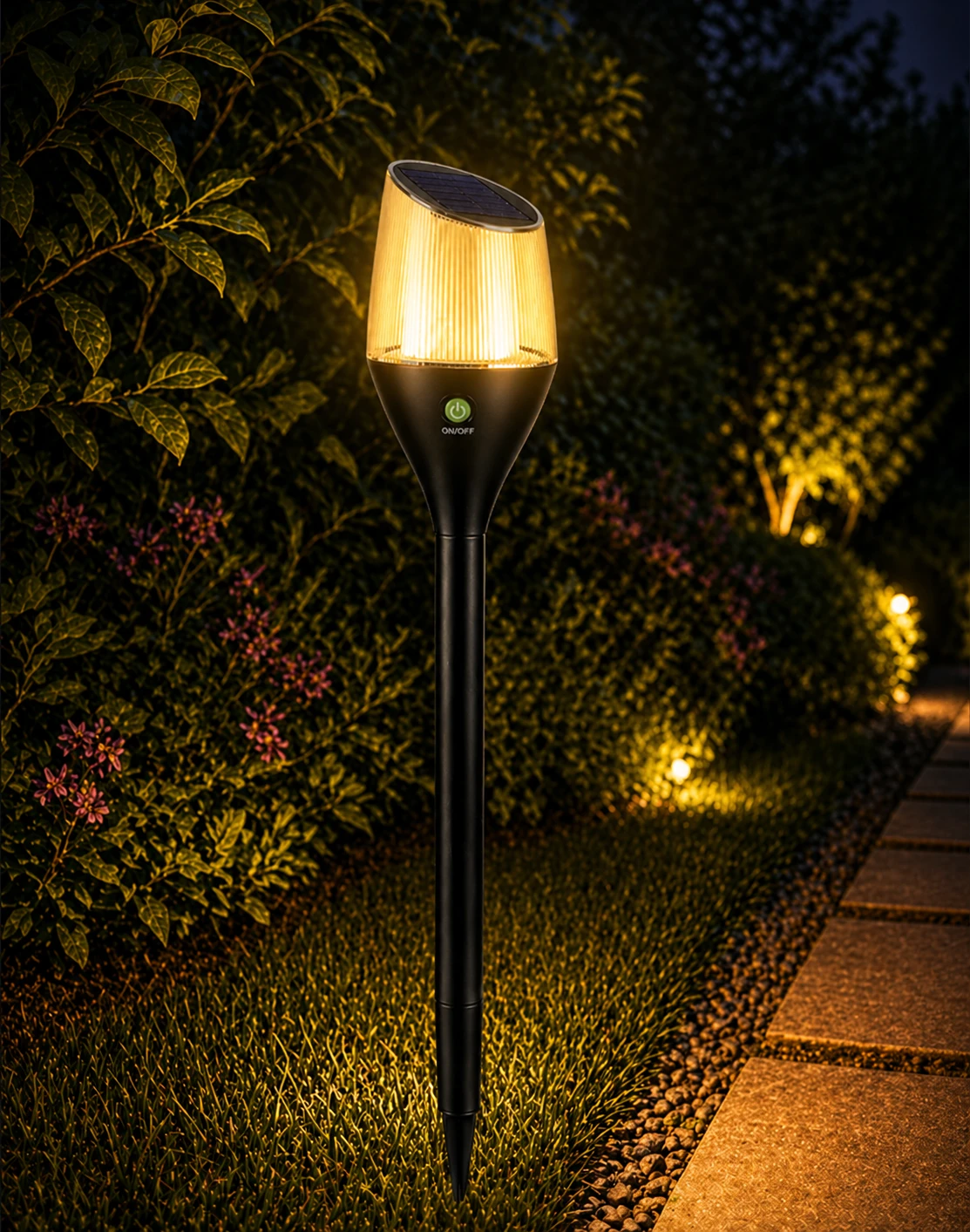 Flame Lawn Lamp