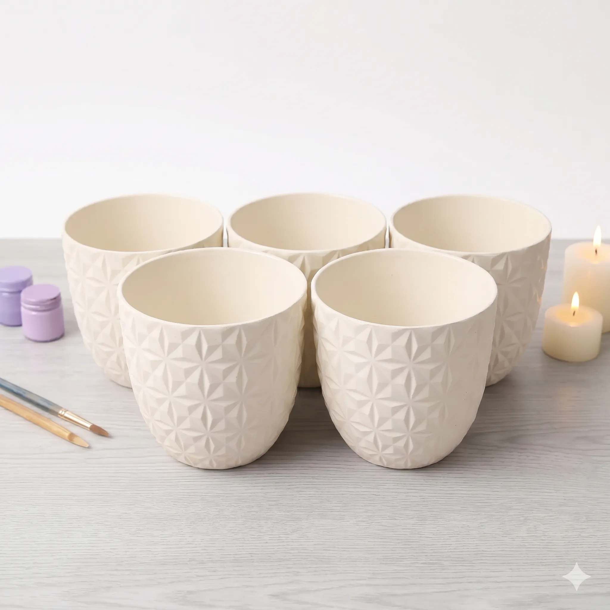 UB Diamond Planter - Set of 5