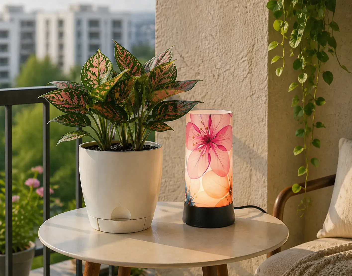 Floral Lamp Shed